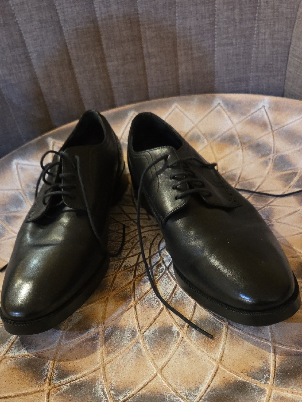 Cole Haan Men's Black Leather Derby Dress Shoes, New, Size 8.5m